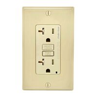 Leviton Decora AFCI/GFCI コンセント 20A アイボリー (AGTR2-I) / AFCI/GFCI OUTLET 20A IV