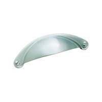 Amerock Essential'Z プルキャップキャビネットプルカップ サテンニッケル (BP9365G10) / PULL CUP SATIN NICKEL