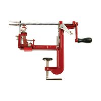 Norpro Apple Mate ステンレススティール製3イン1ピーラー (864R) / PEELER/CORER W/CLAMP RED