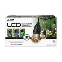 FEIT Electric カラーチェンジLEDストリングライト (72018) / LED STRING LIGHT 30' CC