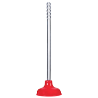 LDR トイレ用プランジャー レッド 4パック (512 P3215R) / PLUNGER 19" HANDLE RED