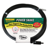 Power Snake 排水管オーガ (81150) /AUGER PWER SNAKE 1/4X15'