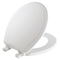 Mayfair 木製トイレ便座 丸型 ホワイト (48SLOWA-000 ) / TOILET SEAT RND WC ST WH