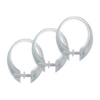 Excell シャワーカーテンリング クリアー 12個入 (060O0-0064-960) / RING SHOWER CLEAR PK12