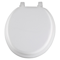 Mayfair ビニールクッション式トイレ便座 丸型 /  TOILET SEAT RND SFT WHT