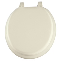 Mayfair ビニールクッション式トイレ便座 丸型 ボーン (11-006) / TOILET SEAT RND SFT BONE