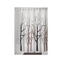 InterDesign シャワーカーテン ベアツリー 2パック (45020) / SHOWER CURTAIN BARETREES