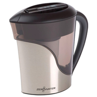 ZeroWater Ready-Pour 浄水ピッチャー シルバー (ZS-011RP) / WATER FILTER PITCHER 11C