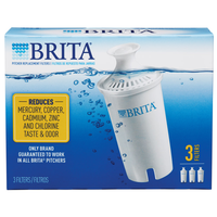Brita ピッチャー型用浄水器交換フィルター 3個入 (35503) /  BRITA RPLCMNT FILTER 3PK