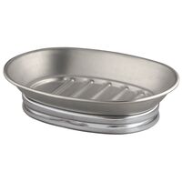 InterDesign York Metal ステンレススティール製ソープディッシュ (76050) / SOAP DISH YORK SSTEEL