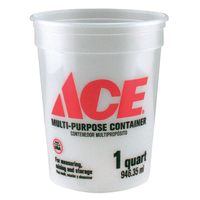 ACE プラスティック製バケツ 25個入 (01QA36MM300) / MULTI-MIX CONTAINER QT