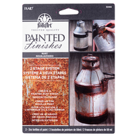 Plaid FolkArt ホビーペイント 錆び仕上げ 3パック (5066) / PAINT RUST FINISH 4OZ