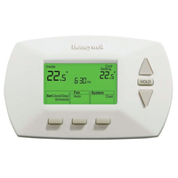 Honeywell 暖房/冷房プッシュボタン式プログラムサーモスタット (RTH6450D1009/E1)