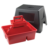 Little Giant Duratote プラスティック製スツール＆トートボックス ( DTSSRED) / PLASTIC STEP STOOL RED