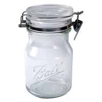 Ball 収納ジャー レギュラーマウス 38オンス 3個入 (1440041001)  / STORAGE JAR W/BAIL 38OZ