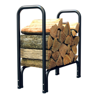 Panacea スティール製ログラック (15215) / LOG RACK TUBE STL2FT BLK