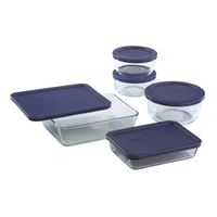 Pyrex ベーキング＆保存コンテナ 10点入 (6021224) / PYREX 10 PC STORAGE