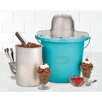 Nostalgia アイスクリームメーカー (ICMP400BLUE) / ICE CREAM MAKER 4QT BLUE