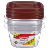 Rubbermaid  アソーテッド食物保存コンテナ 6点セット (2049358) / EASY FIND LID 6PC VALUE