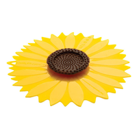 Charles Viancin シリコン製ひまわり型蓋 スモール (1104) /  SUNFLOWER LID SMALL 6"