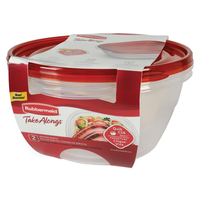 Rubbermaid 食物保存コンテナ (2086745) / TAKEALONG 15.7C BOWL 2PK