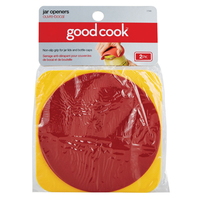 Good Cook ゴム製ジャーオープナー 2個入 (17340) / JAR OPENER NON-SLIP 2PK