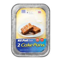 Hefty EZ Foil ケーキパン 2個入 9パック (Z99940) / PAN BAKE W/COVER PK/2