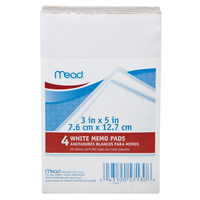 Mead メモパッド 50枚4パック 12セット (57130) / PAD MEMO 3X5" 50CT PK4PD
