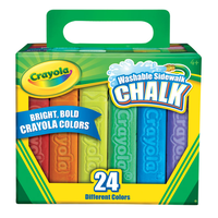 Crayola チョーク アソーテッド24色セット (51-2024) / SIDEWALK CHALK 24 CT