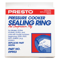 Presto 圧力鍋用シーリングリング (09903) / SEAL RING PLUG&VENT 9903