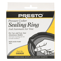 Presto 圧力鍋用シーリングリング (09909) / SEAL RING PLUG&VENT 9909
