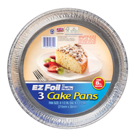 Hefty EZ Foil ケーキパン 3個入12パック (90819) / PAN FOIL CAKE RD8-1/2PK3