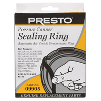 Presto 圧力鍋用シーリングリング (09905) / SEAL RING PLUG&VENT 9905