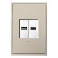 Legrand Adorne USB充電ポート (ARUSBW4) /  USB OUTLET HALF SIZE WHT