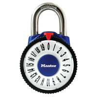 Master Lock ３ダイヤル式コンビネーションロック南京錠 (1588D) / MAGNIFICATION COMBO LOCK