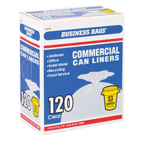 Business Bags Commercial ドラム/缶用ライナー袋 120枚入 (618632) / CAN LINER CLR 33G BX120