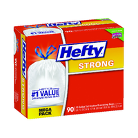 Hefty Strong 閉じ紐付きキッチン用ゴミ袋 90枚入 3パック ( E84574) / KITCHEN BAG STRNG13GBX90