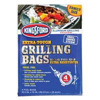 Kingsford アルミニウム製グリルバッグ 4個入 ( BBP0496TB) / GRILLING BAGS KGSFRD 4PK