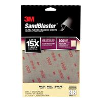 3M  SandBlaster サンドシート ウルトラフレキシブル 100グリット (28100SB-UF4) / SANDSHEET ULTRAFLX 100G