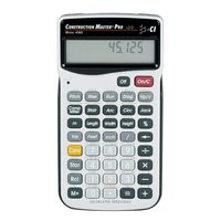 Master Pro 積算用計算機 (4065) / CONSTRUCTION CALCULATOR