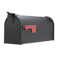 Gibraltar Mailboxes Admiral メールボックス ブラック (ADM11B01) / ALUMINUM MAILBOX BLK