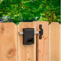 National Hardware SmartKey ゲートロック ブラック ( N109-080) / SMARTKEY GATE LOCK BLK