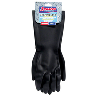 Spontex ネオプレン製グローブ M ブラック (33557) / GLOVE NEO M BLK