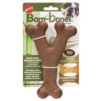 Spot Bam-bones ベーコンフレーバー ウィッシュボーン (54315) / PET TOY DG BONE BACON 7"