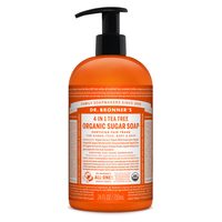 Dr. Bronner's オーガニックシュガーソープ ティーツリー (SD0603) / SUGAR SOAP TEA TREE 24OZ