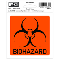 Hy-Ko 英字デカール バイオハザード 10枚セット ( SVS-100) / DECAL BIOHAZARD 5X4"