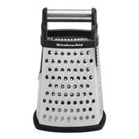 KitchenAid ボックス型グレーター (KN292OSOBA) / BOX GRATER SS BLK/SLV