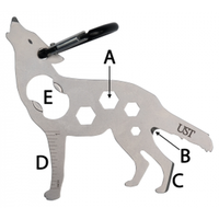 UST Brands Tool A Long オオカミ型マルチツール (20-12215) / MULTI TOOL A LONG WOLF