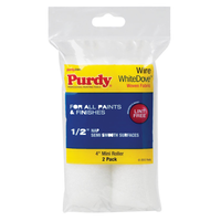 Purdy White Dove ミニペイントローラーカバー 2個入 (140606044) /  ROLLER CVR WVN 1/2X4"2PK