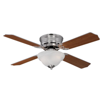 Westinghouse Hadley シーリングファン ブラッシュニッケル (72304) / CEILING FAN BRSH NKL 42"